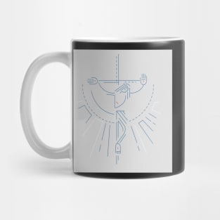 Jesus Christ at the Cross Illustration Mug